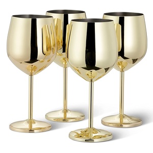Whiskey <b>Wine</b> <b>Glasses</b> Designs Manufacturer <b>Wine</b> <b>Glass</b> Sets Multiple Finishing Design <b>Copper</b> Metal for Drinking Champagne Cocktail - Product Image 1