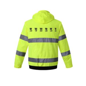 Ropa DE TRABAJO Uniformes Chaqueta de trabajo de seguridad de algodón Construcción DE SEGURIDAD Alta visibilidad Bolsillos múltiples Trabajo DE SEGURIDAD reflectante colorido - Product Image 2
