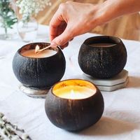 Kerajinan Tangan Vietnam Cangkir Minum Tempurung Kelapa Alami untuk Dekorasi