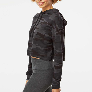 Sudadera con capucha para mujer MOVATEXTILE, color personalizado, con estampado flocado a juego con el tejido y termoadhesivo, fabricada en Pakistán - Product Image 6