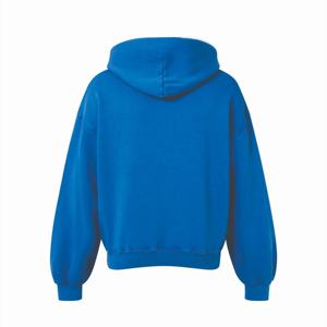 Sudadera con capucha de invierno con cremallera para hombre, sudadera informal de lana de algodón de gran tamaño, ropa de calle elegante, ligera, cálida, personalizable - Product Image 2