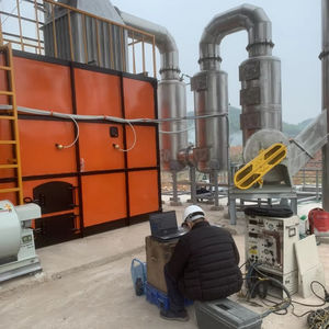 Incinérateur thermique automatique sans carburant |   Four de traitement des déchets industriels facile à utiliser, traitement des gaz et solution de lavage - Product Image 1