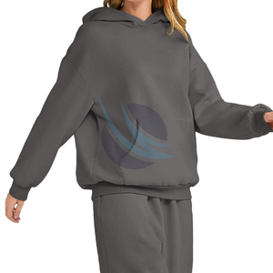 Sudaderas con Capucha para Mujer Hechas con el Mejor Material, Sudadera de Algodón de Manga Larga Estilo Urbano, Nuevas Sudaderas con Capucha de Moda con Hombros Caídos para Chicas - Product Image 3
