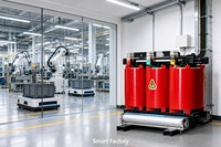 Transformateur sec en résine coulée SCB20 630-2500 kVA 10 kV/0,4 kV 480 V Triphasé Utilisation intérieure Tout en aluminium Économique Première classe énergétique