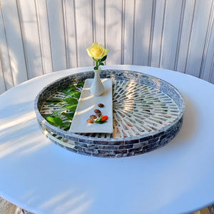 Plateau de laque fait à la main de haute qualité Vietnam-Plateau de laque artisanal décoratif Design de service personnalisé en gros-LT4008 - Product Image 3