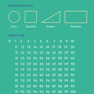 Tapis de bureau bleu alphabet pour enfants 60 x 40 cm, équipement d'activités et de jeux - Product Image 3