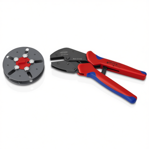 Alicates de crimpado Knipex MultiCrimp de 250 mm con cargador de muelles intercambiables para crimpado de cables - Product Image 2