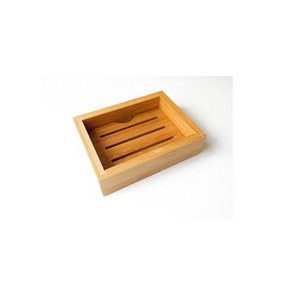 Soporte de caja de jabón para ducha, plato de madera de tamaño personalizado, bandeja de madera con forma cuadrada para jabón, venta al por mayor - Product Image 3