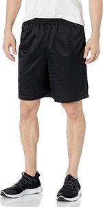 Pantalones cortos de baloncesto para hombre con entrepierna de 5 pulgadas vintage con diseño personalizado, moda urbana ecológica, patrón sólido, malla antiarrugas - Product Image 5