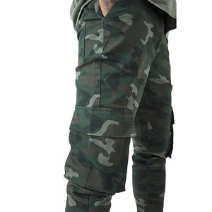 <b>Camo</b> Design High Quality Winter Hot Selling 100% Cotton Material Slim Fit Streetwear Fashionable Pockets <b>Men's</b> <b>Cargo</b> Trousers - Product Image 4