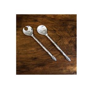 Servidor de ensaladas chapado en oro con mango recubierto negro, nuevo diseño, servidor de ensaladas de metal, precio al por mayor, cubiertos nuevos - Product Image 5