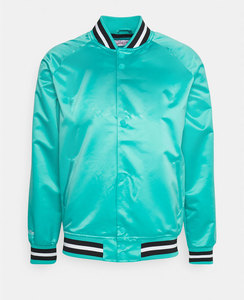 Nouveau printemps veste d'université personnalisée veste de baseball en satin brodé blouson de bombardier respirant réversible veste en satin - Product Image 5