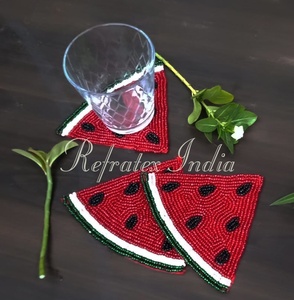 Beaded <b>Table</b> <b>Coaster</b> at Low Price Bulk Supplier and Manufacture by Refratex India Made in India for Best Quality and Low Price - Product Image 6