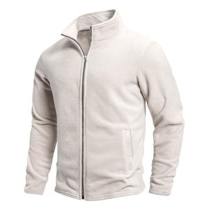 Chaqueta de Forro Polar para Hombre, Deporte al Aire Libre, Invierno, Logotipo Personalizado, 100% Poliéster, Chaqueta de Forro Polar Polar Resistente al Viento para Hombre - Product Image 1