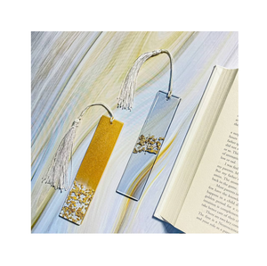 Diseño moderno resina libro marca hacer resina epoxi marcapáginas rectángulo transparente brillo color resina libro marca - Product Image 2