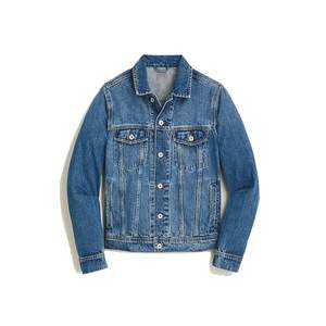 Chaqueta de Invierno Masculina Lisa de Algodón 100% al por Mayor, Proveedores de Chaquetas Vaqueras Negras Vintage Lavadas Personalizadas para Hombre - Product Image 3