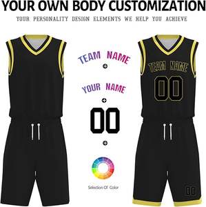 Uniforme de baloncesto sin mangas de nuevo diseño con pantalones cortos de baloncesto de verano Colo & Size BSCI personalizados - Product Image 5