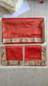 Rumala Doble de Tela Brocada con Encaje Gota para Bodas Sikh y Ceremonias Religiosas en Gurdwara, Sri Guru Granth Sahib Ji Rumala Sahib - Product Image 6