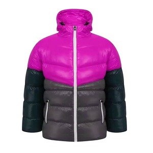 Chaqueta Acolchada de Lona con Capucha para Hombre, Estilo Urbano, de Alta Calidad, Corte Ajustado, con Cuello Alto, Ropa Casual de Invierno 2024, Superventas - Product Image 2