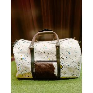 Bolso grande de piel auténtica de vaca con cremallera, solución de almacenamiento práctica para picnics, bolso de viaje para hombre y mujer, elegante - Product Image 2