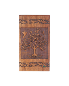 Urne en bois faite à la main pour les cendres - Product Image 5