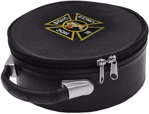 Étui souple maçonnique Regalia avec logo personnalisé imprimé tablier en cuir bleu patch brodé-couture artisanale et couture - Product Image 2