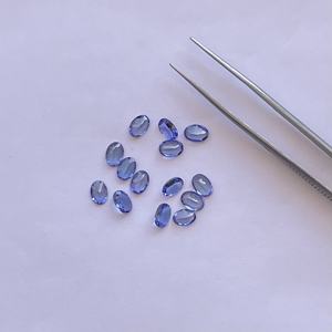 Proveedor de piedras preciosas sueltas de corte ovalado facetado de tanzanita azul Natural de 6mm y 8mm, compre en línea en Alibaba ahora en la fábrica al por mayor superior AAA - Product Image 1