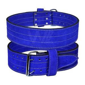 Ceinture de musculation professionnelle en cuir de vachette antidérapante 2026 pour entraînement fitness, protection robuste, soutien lombaire, double usage pour haltérophilie et powerlifting - Product Image 1