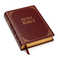 Impression personnalisée de Bibles avec couverture en cuir, dorure à chaud et bords dorés pour Églises et Éditeurs