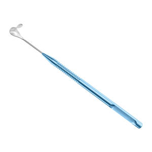 Retractor de tapa Desmarres de grado quirúrgico 6,5 pulgadas tamaño 3 15mm mango recubierto azul retractor de tapa de acero inoxidable oftálmico - Product Image 1