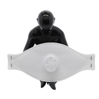 Masque respiratoire XPRO FFP2 non tissé en forme de poisson, protection anti-poussière et anti-particules, masque de sécurité pour le visage