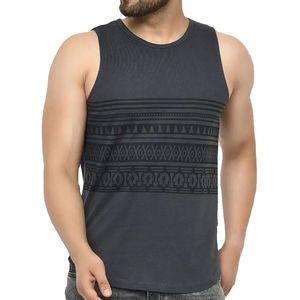 2025 nouvel arrivage en gros Logo personnalisé taille couleur hommes débardeurs Fitness vêtements de sport hommes débardeur pour vente en ligne conception OEM - Product Image 1