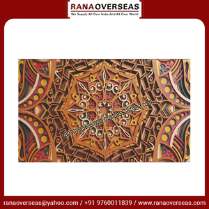 Venta caliente de alta calidad, decoración de pared, paneles de MDF colgantes de Mandala de madera cortados con láser multicapa para decoración al mejor precio - Product Image 3