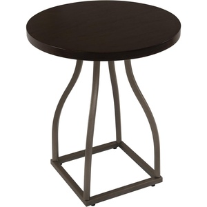 Black Color Metal Frame & White <b>Marble</b> Top Coffee <b>Side</b> <b>Table</b> Modern Design for Your Living Room or Lounge Space - Product Image 2