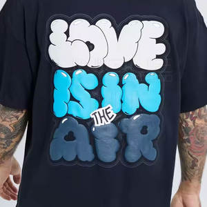 เสื้อยืดพิมพ์ลายสีพัฟสำหรับผู้ชายเสื้อยืดพิมพ์ลายพัฟโลโก้แบบกำหนดเอง - Product Image 4