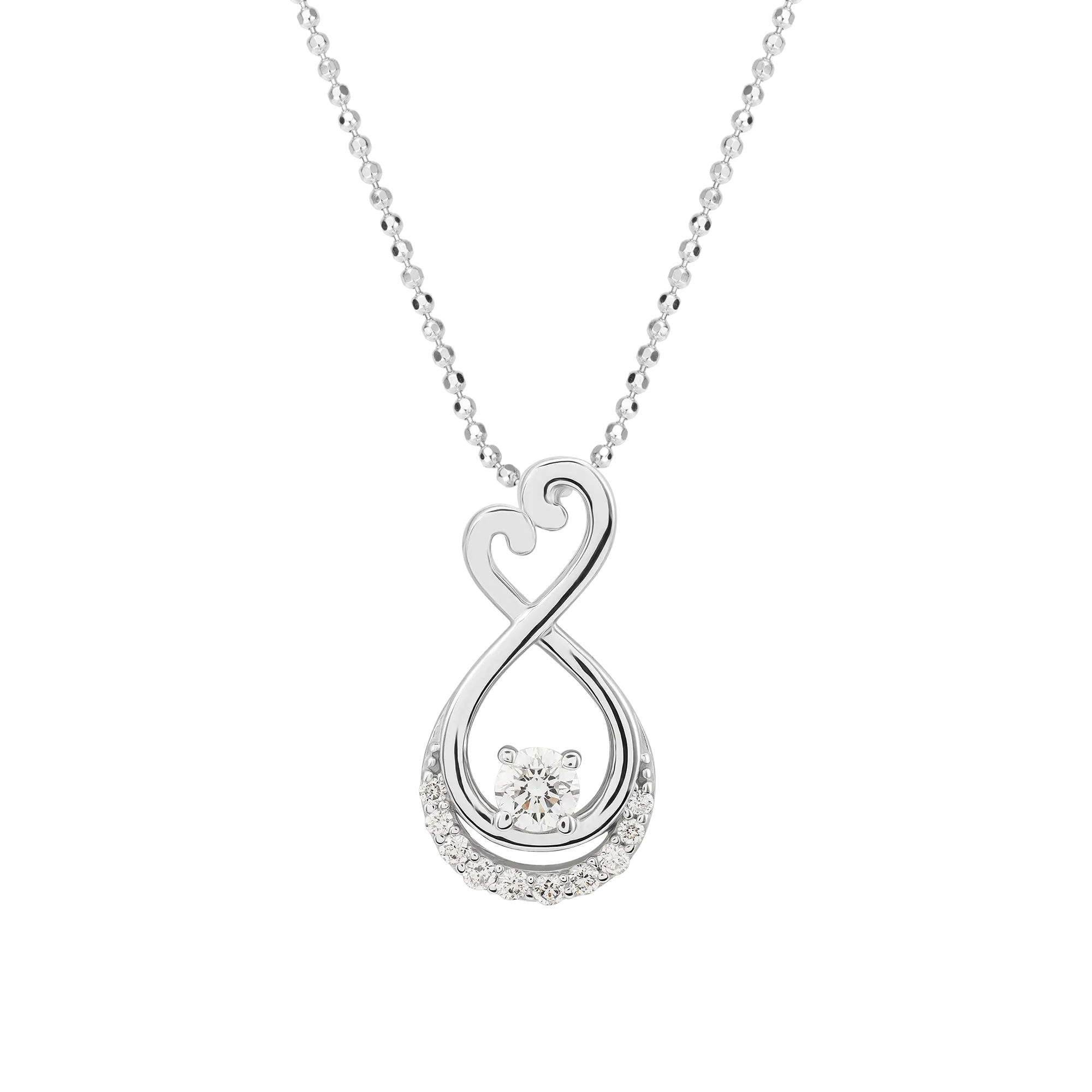 Gioielli di moda 14k vera collana con ciondolo in oro massiccio gioielli con diamante per le donne all'ingrosso di gioielleria raffinata-produttore PNJ