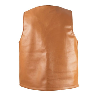 Chaleco de Cuero sin Mangas de Piel de Oveja de Estilo Único para Hombre, Ropa de Moda de Invierno, Chaleco Transpirable, Chaqueta de Cuero - Product Image 6