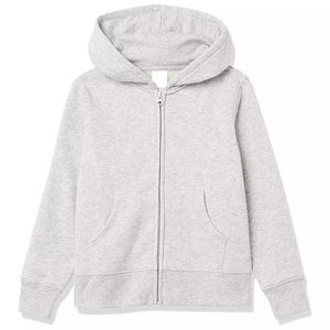 Sudaderas con capucha de hombre con cremallera de lana bordada de invierno de diseño personalizado con logotipo personalizado y algodón orgánico - Product Image 4