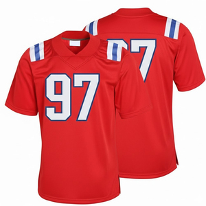 Maillot de football américain entièrement personnalisé en gros, maillot de football américain sublimé sur mesure pour unisexe - Product Image 1