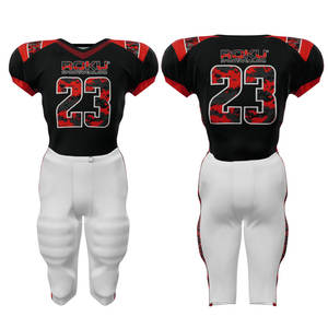 Uniforme de Fútbol Americano de Alta Calidad para Adultos, Talla Grande, Secado Rápido, Color Personalizado, Estampado Único, Ropa Deportiva Transpirable - Product Image 5