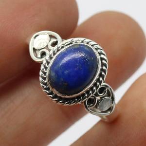 925 Sterling Silver <b>Spinner</b> Lapis Gemstone <b>Ring</b> Women Handmade with Excellent Quality Classic Design <b>Ring</b> for Wedding Gift - Product Image 1