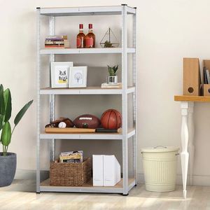 Adjustable metal <b>storage</b> shelving <b>rack</b> bulk quantity hot sell for home hotels and restaurant <b>kitchen</b> living room made in india - Product Image 3