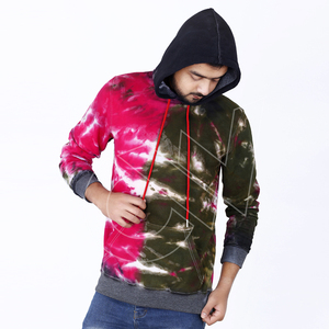 Sudaderas con Capucha de Forro Polar de Poliéster/Algodón, Tie Dye, de Invierno, Nuevas, de Alta Calidad, Personalizadas OEM para Hombre - Product Image 6