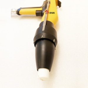 Boquilla plana de inyector con núcleo blanco y negro para pistola pulverizadora de recubrimiento en polvo, tapa para tanque pequeño de polvo, Super Corona Wheels <span class=keywords><strong>Illusion</strong></span> - Product Image 6