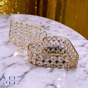 Caja de frutas secas decorativa de acero inoxidable, contenedor de metal de varias secciones con tapa para bocadillos y regalos - Product Image 6