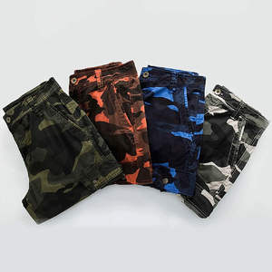 Shorts cargo décontractés pour hommes ajustables, de haute qualité, tricotés, teints en uni, respirants, écologiques, couleurs personnalisées, durables, service OEM - Product Image 6