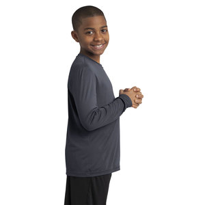 Enfants filles garçons plaine à manches longues T-Shirt basique extensible col rond école enfants filles garçons printemps automne couleur unie t-shirts décontractés - Product Image 3