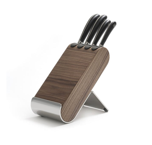 Porte-couteaux en bois Fabrication en gros Prix d'usine Bloc à couteaux double face Cuisine d'occasion - Product Image 5