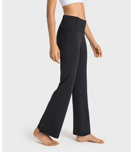Pantalon évasé solide et basique pour femme, pantalon évasé, décontracté, sexy, mode automne 2025 - Product Image 1