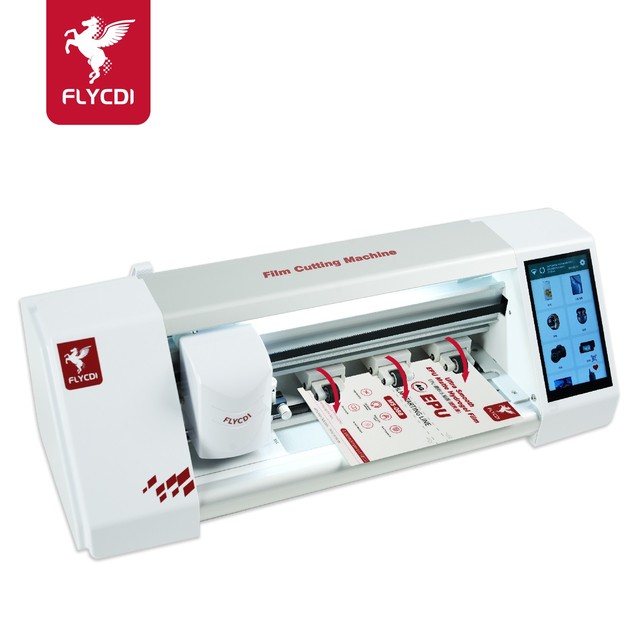 FLYCDI High Quality Mobile Phone Screen Protector Protective Film Cutting Machine 500mm/s Speed 0.01mm Precision for Hydrogel
